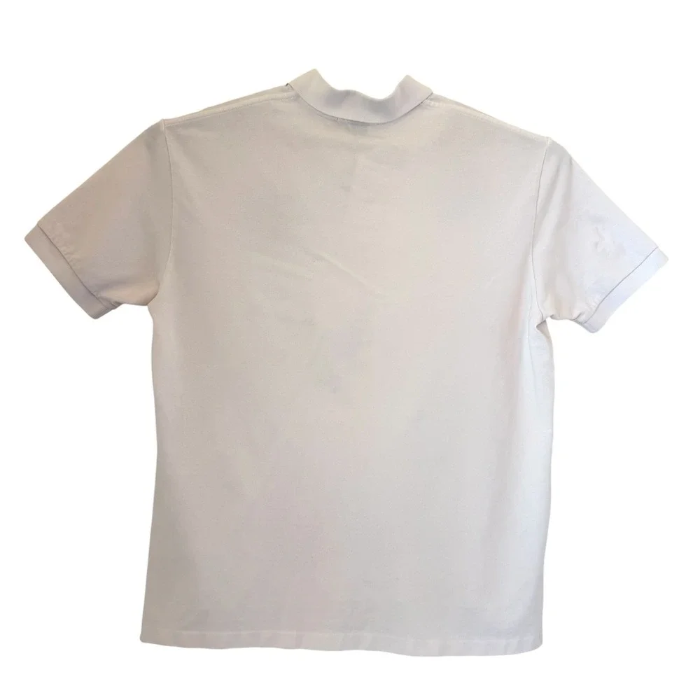 Polo Ralph Lauren Mens XL White Short Sleeve RLPC Crest Number 4 Polo Shirt
